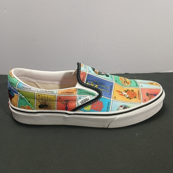 Los Vans Loteria Multi-Color Classic Sneakers Shoes US Mens 7.5 Womens 9 - Picture 4 of 10